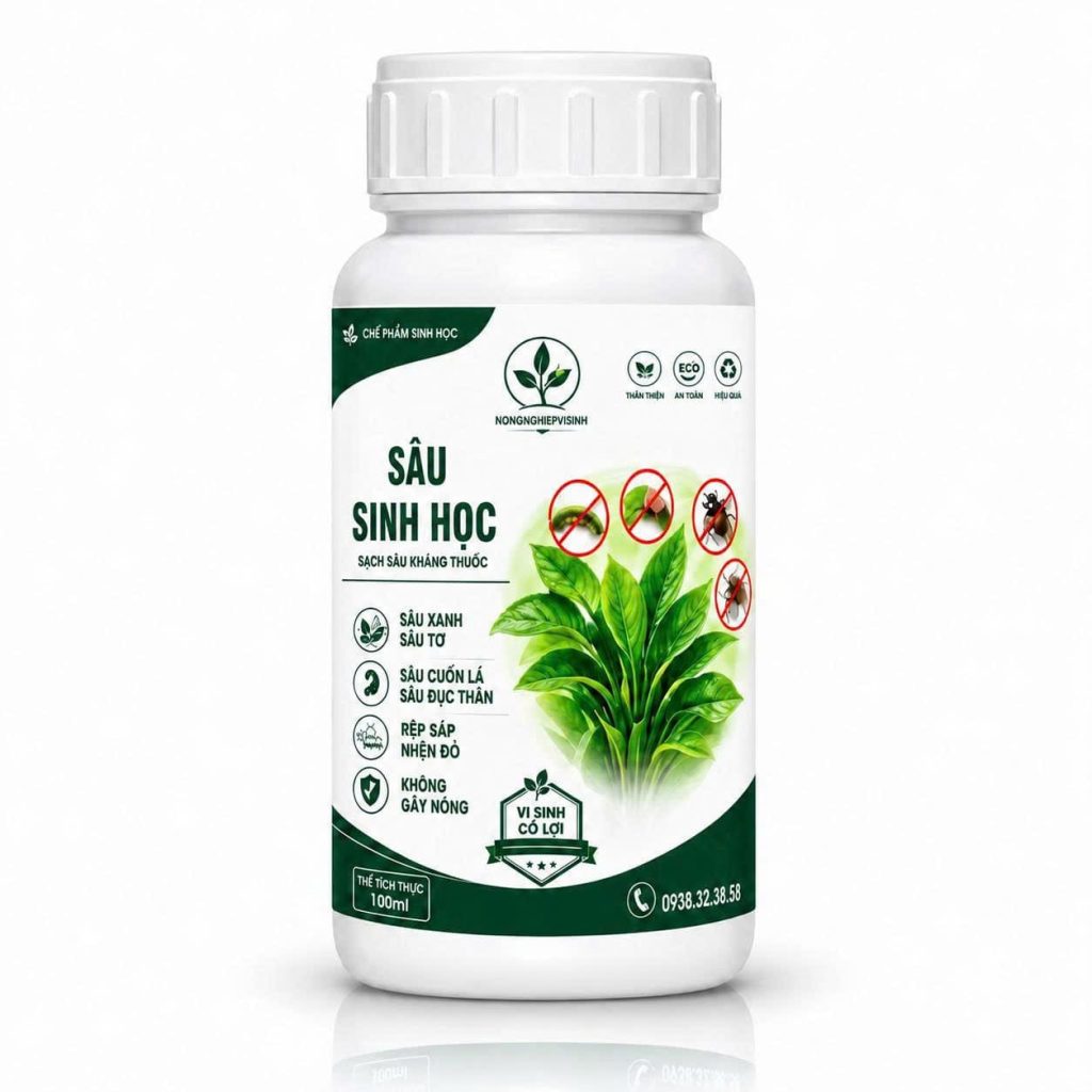 Sâu Sinh Học 100ml – hỗ trợ quản lý sâu hại